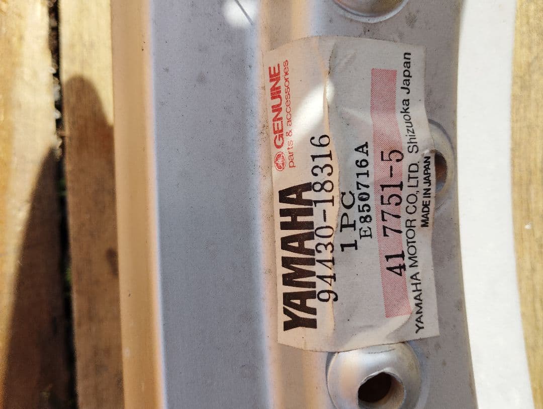 YAMAHA！ＳＲ400/500 新品ホイール