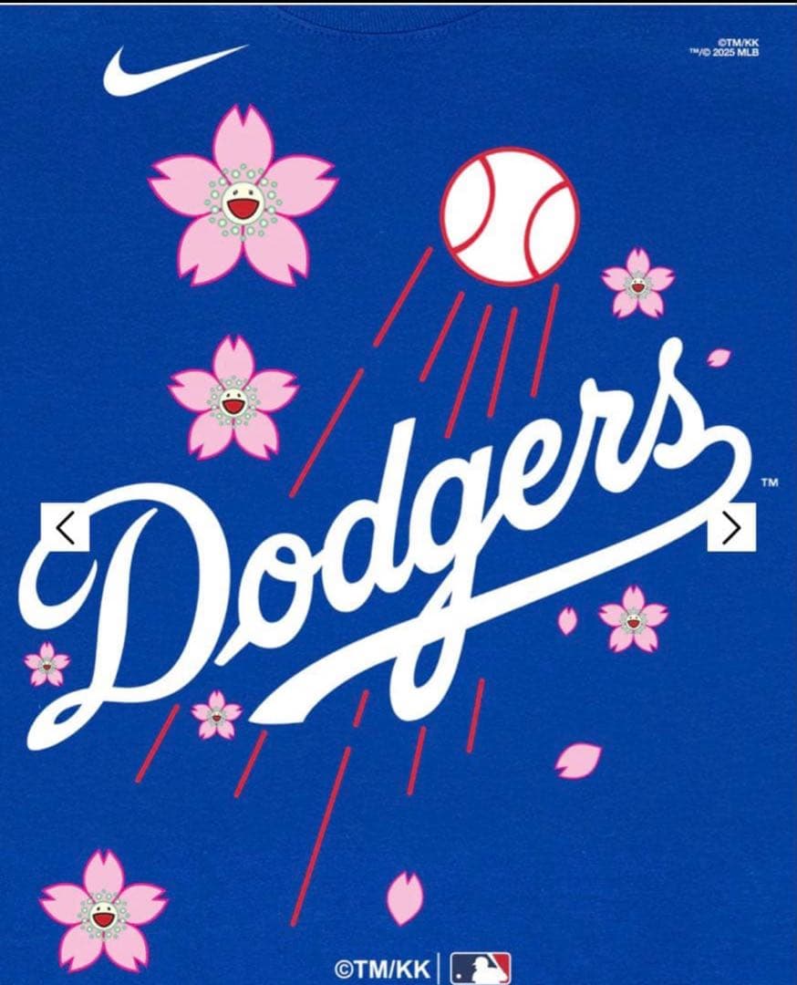 US Mサイズ NIKE ドジャース村上隆 MLB東京シリーズTシャツ