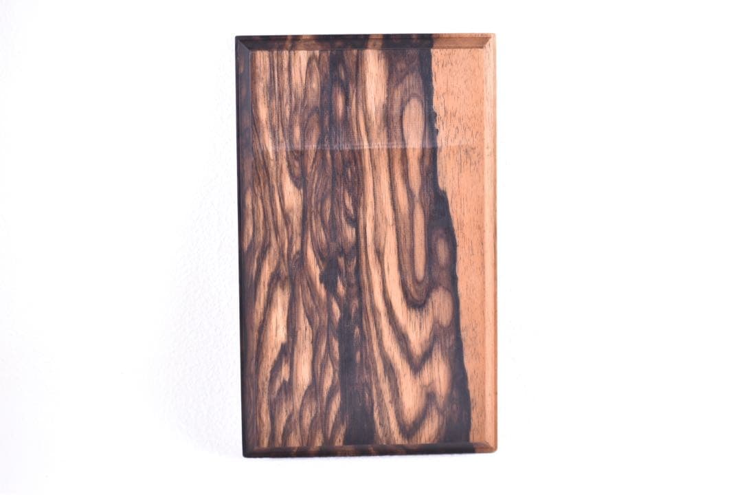 No.338黒柿孔雀杢のトレー