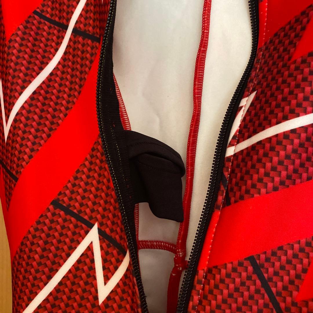 子ども用スキーウェア レッド　150 新品　ワンピース　ワンピ　スキー