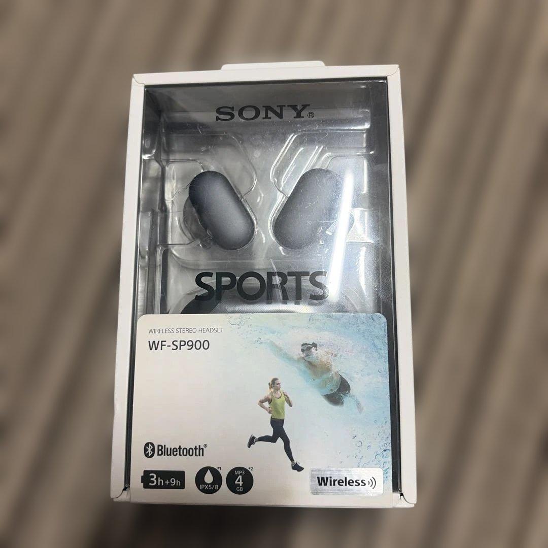 【生産終了品】ソニー ワイヤレスイヤホン WF-SP900 ブラック