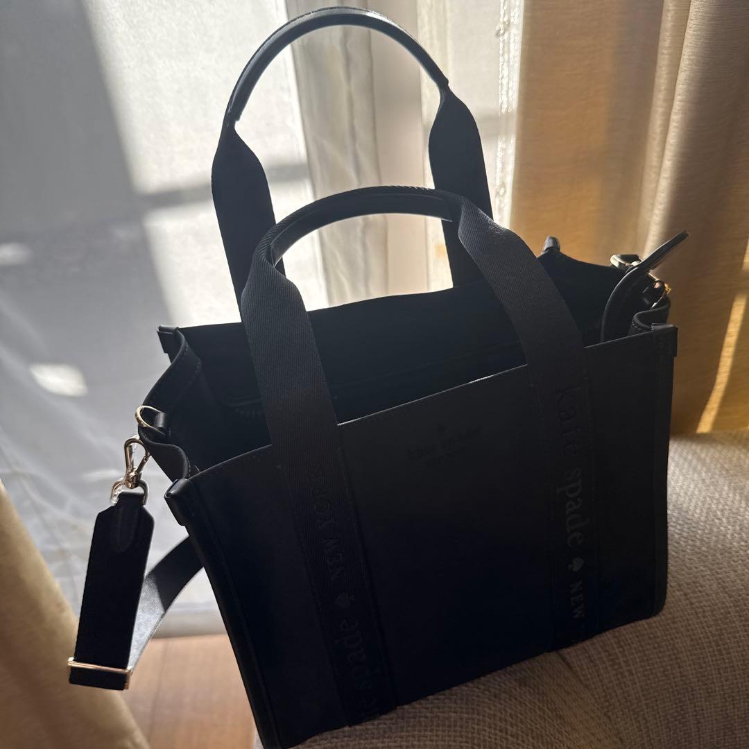 ケイトスペード　トートバッグ　黒