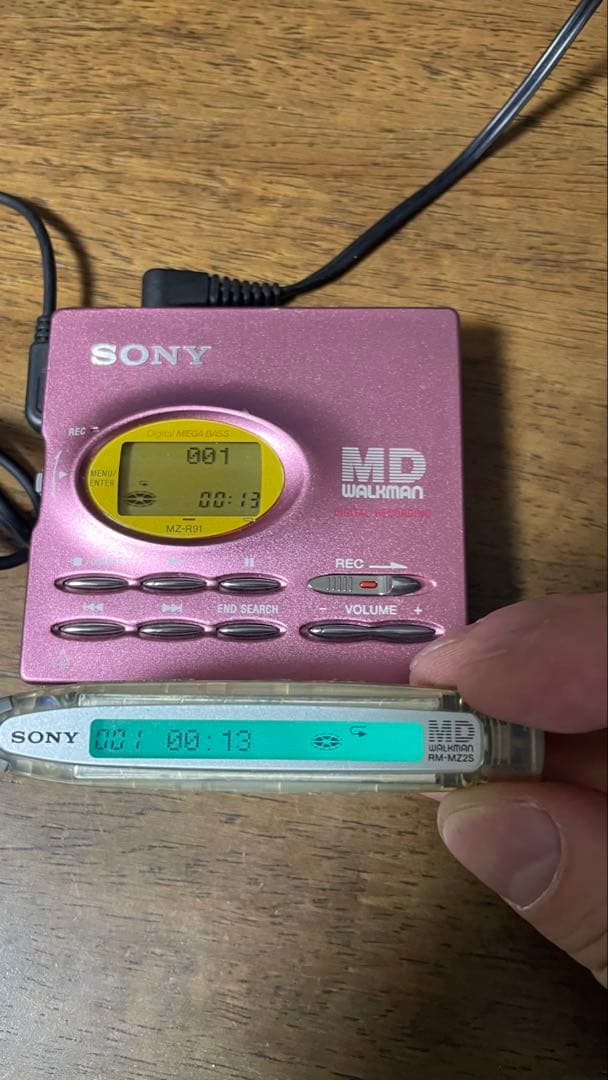 【動作確認済】　SONY MZ-R91 ポータブルMDプレーヤー / レコーダー