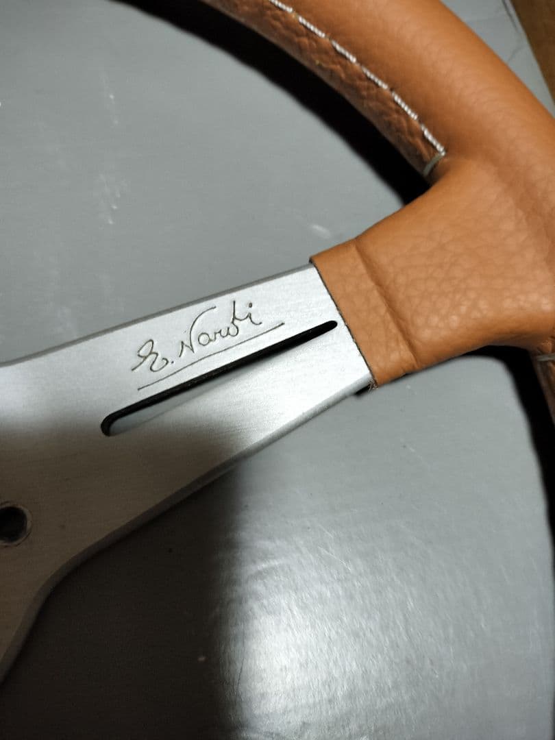 張り替え済み美品★ナルディ36Φステアリング★検NARDI走り屋旧車当時物ニスモ