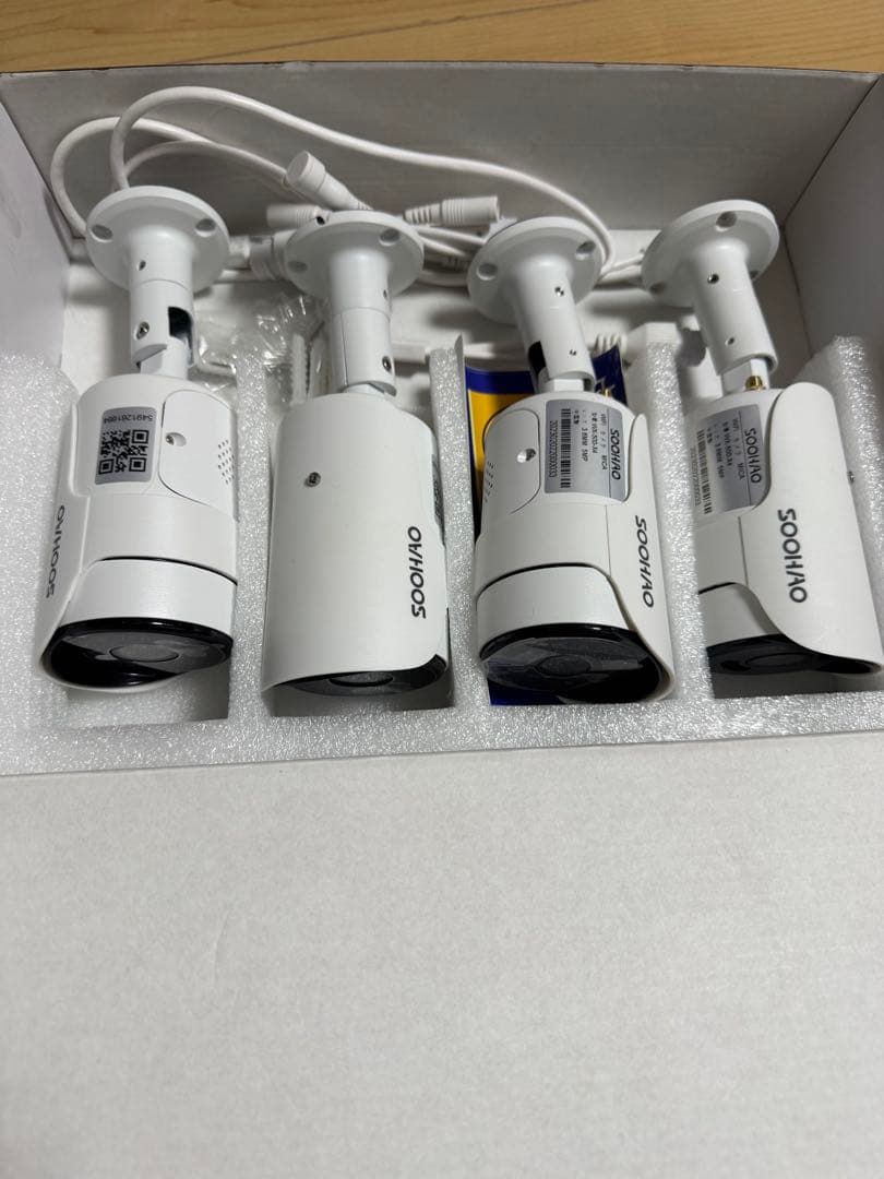 SOOHAO 防犯カメラ ワイヤレス 屋外 4台セット