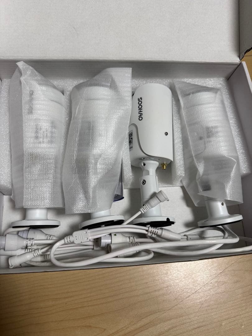 SOOHAO 防犯カメラ ワイヤレス 屋外 4台セット