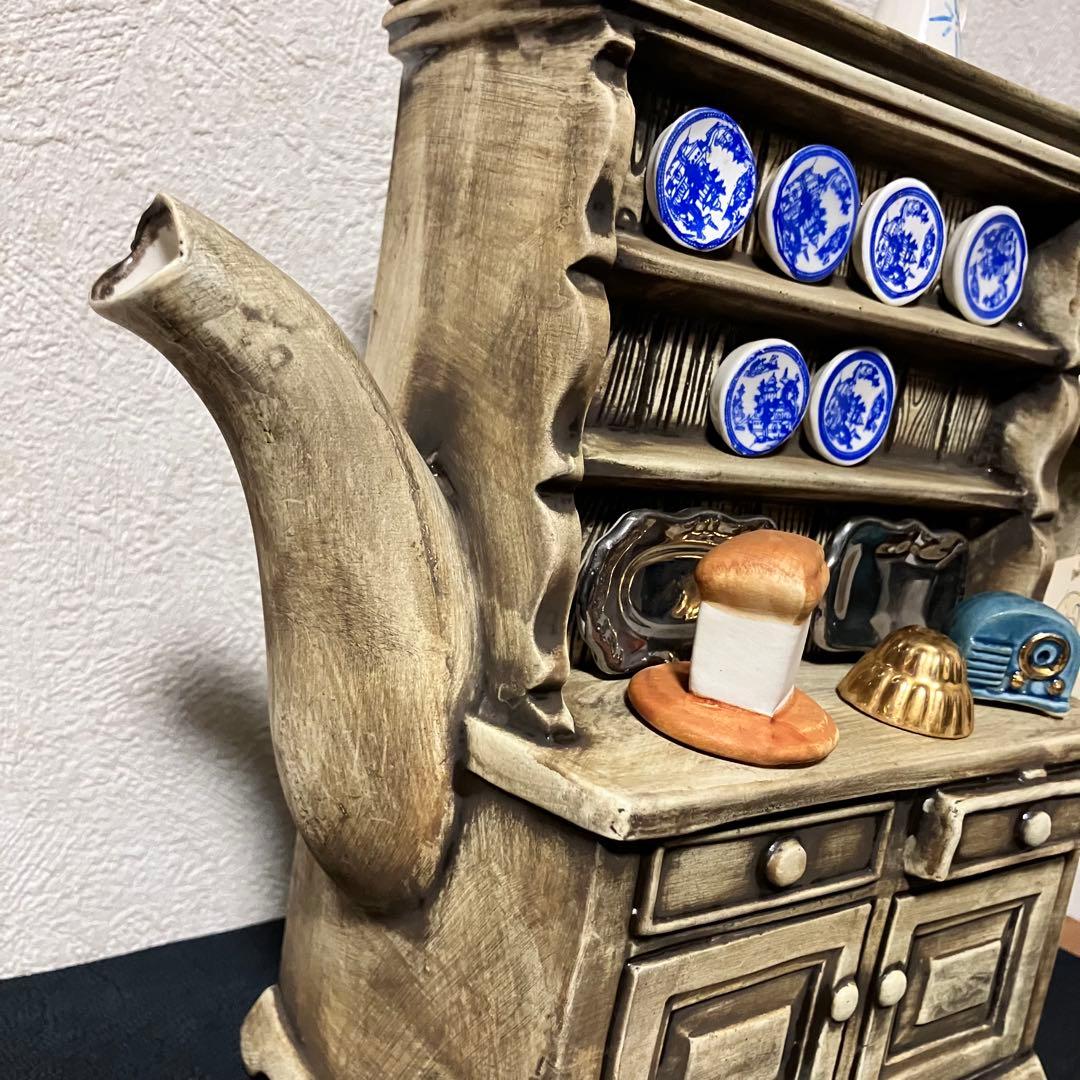 【ティーポッタリー】ENGLAND製アンティークオブジェ　美品