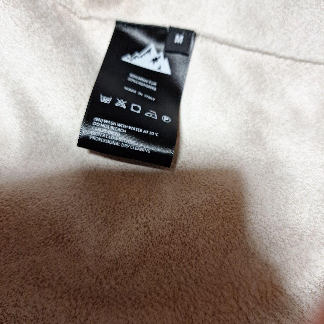 ファーコート ミンク/カシミヤ混 もこもこ ロング丈 毛皮ジャケット