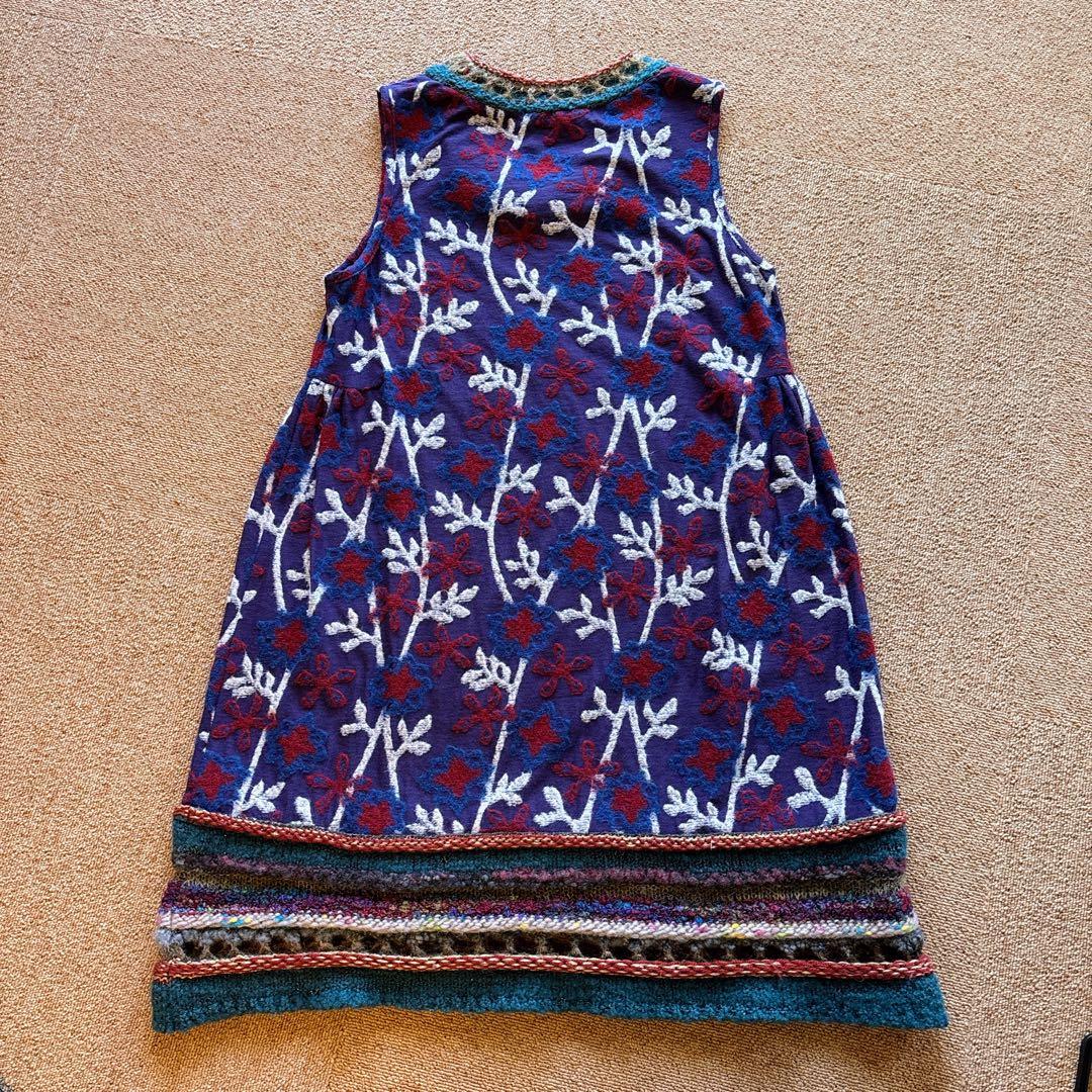 【極美品】 M.&KYOKO エムアンドキョウコ ロングチュニック　ワンピース