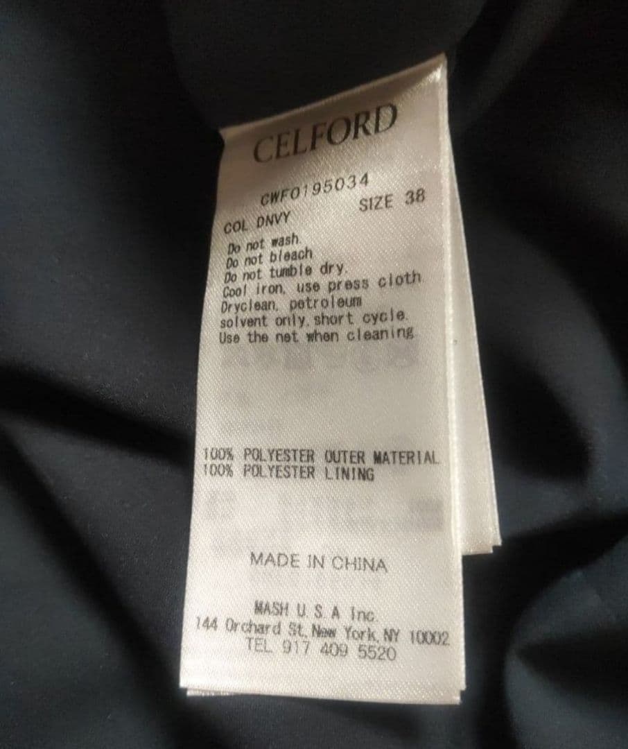 専用　CELFORD　バックサテンタックワンピース 　卒業式　卒園式　お受験