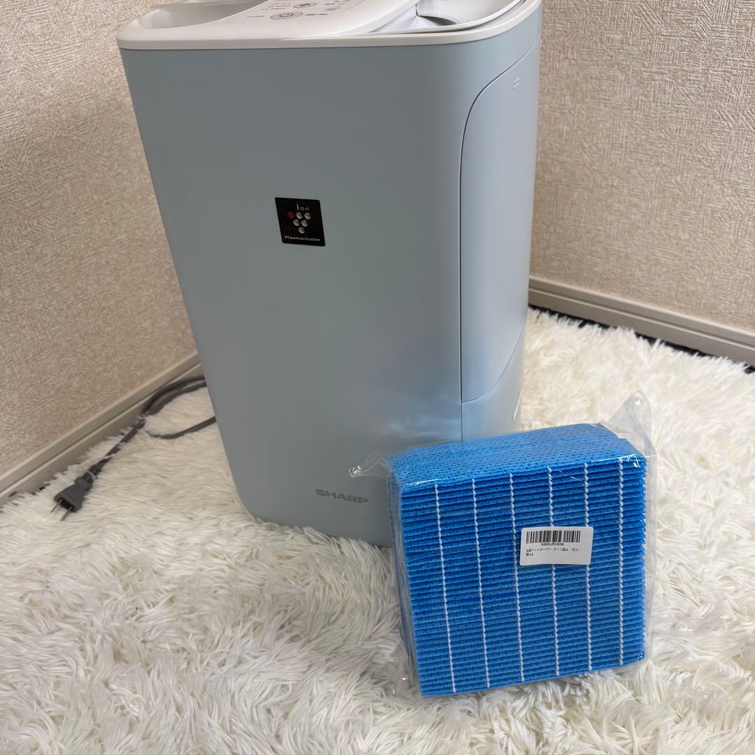 SHARP 加熱気化式加湿器　HV-R55-A モイストブルー　新品フィルター付