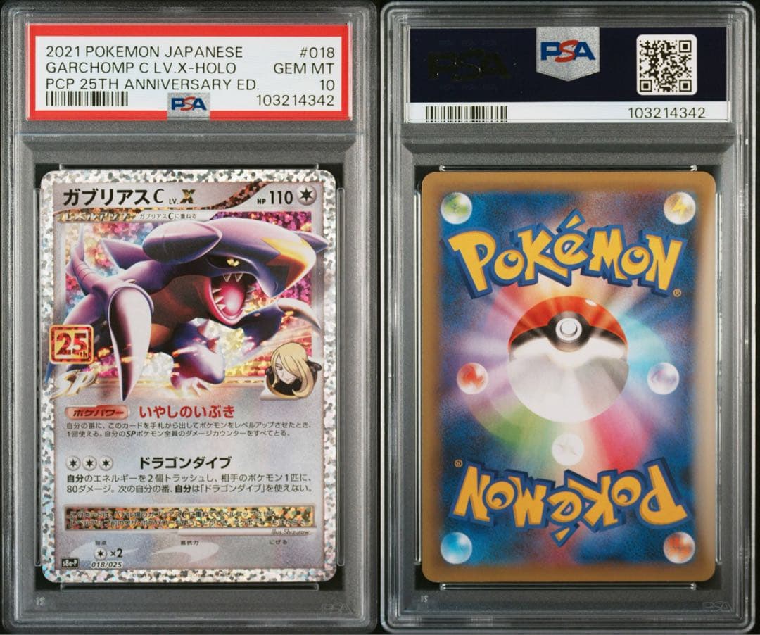 【PSA10】 ポケモンカード　ガブリアスC LV.X 25th プロモカード