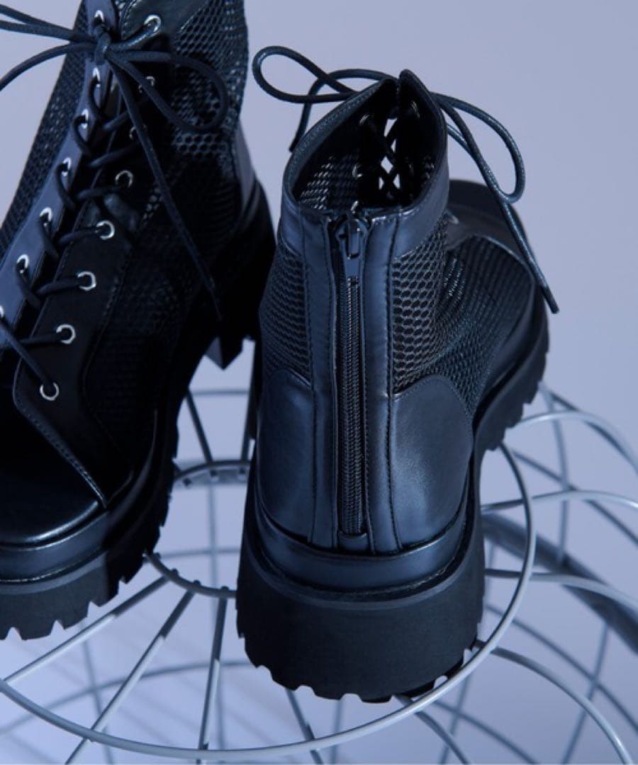 新品未使用　Ellno Loset エルノロゼット　メッシュブーツサンダル