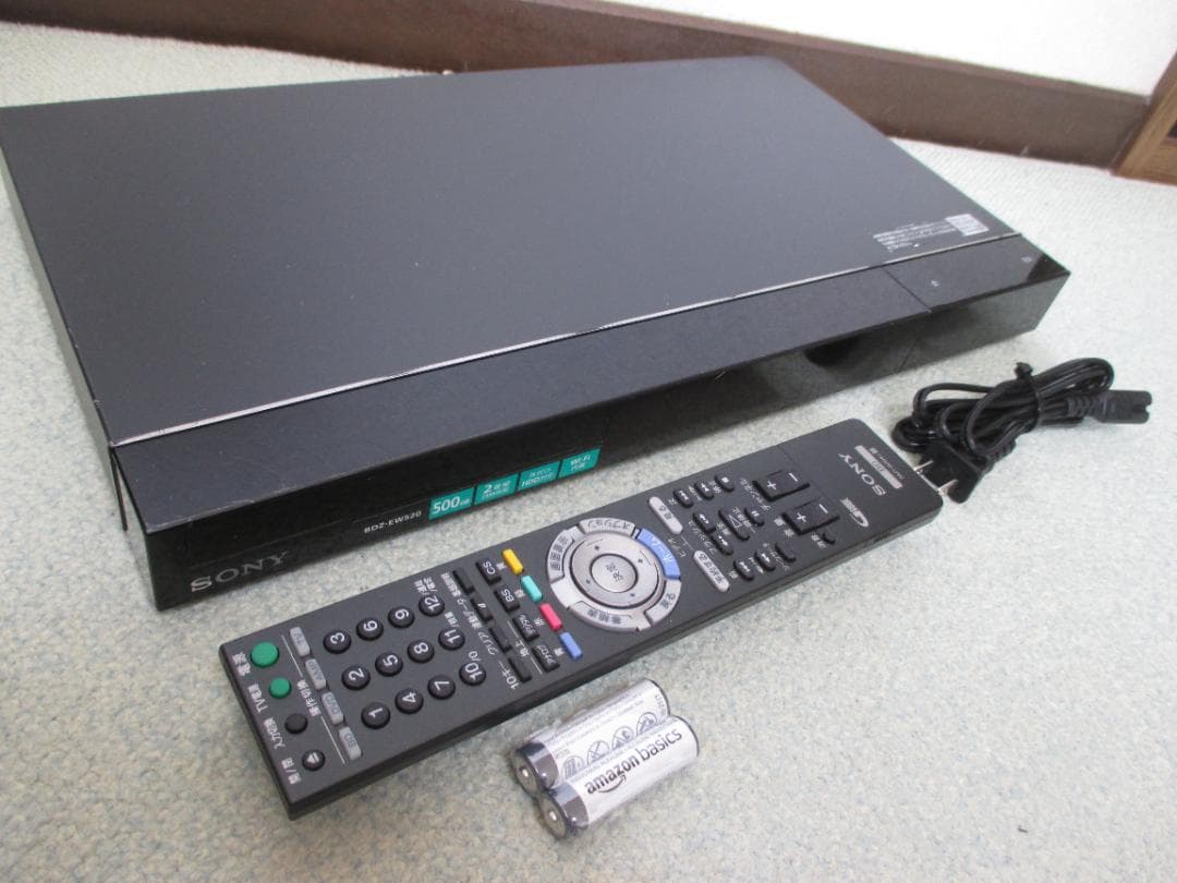 2015年製☆SONY BDレコーダー 2番組同時録画 BDZ-EW520