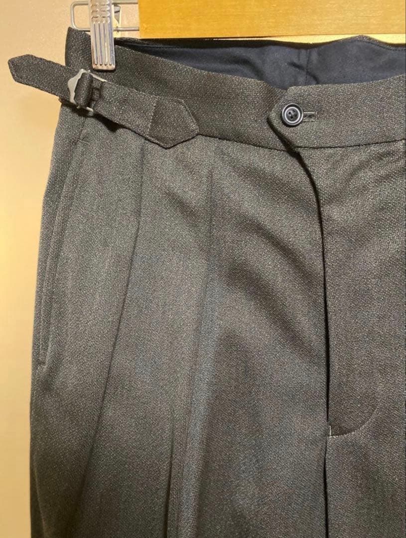 a*！様 アルテリア ULTERIOR メランジェウールギャバジンワイドトラウザ