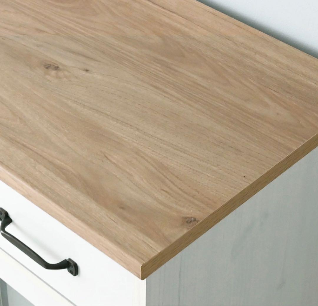 新品未開封 食器棚 幅58 奥行き39.8 高さ82cm ホワイト