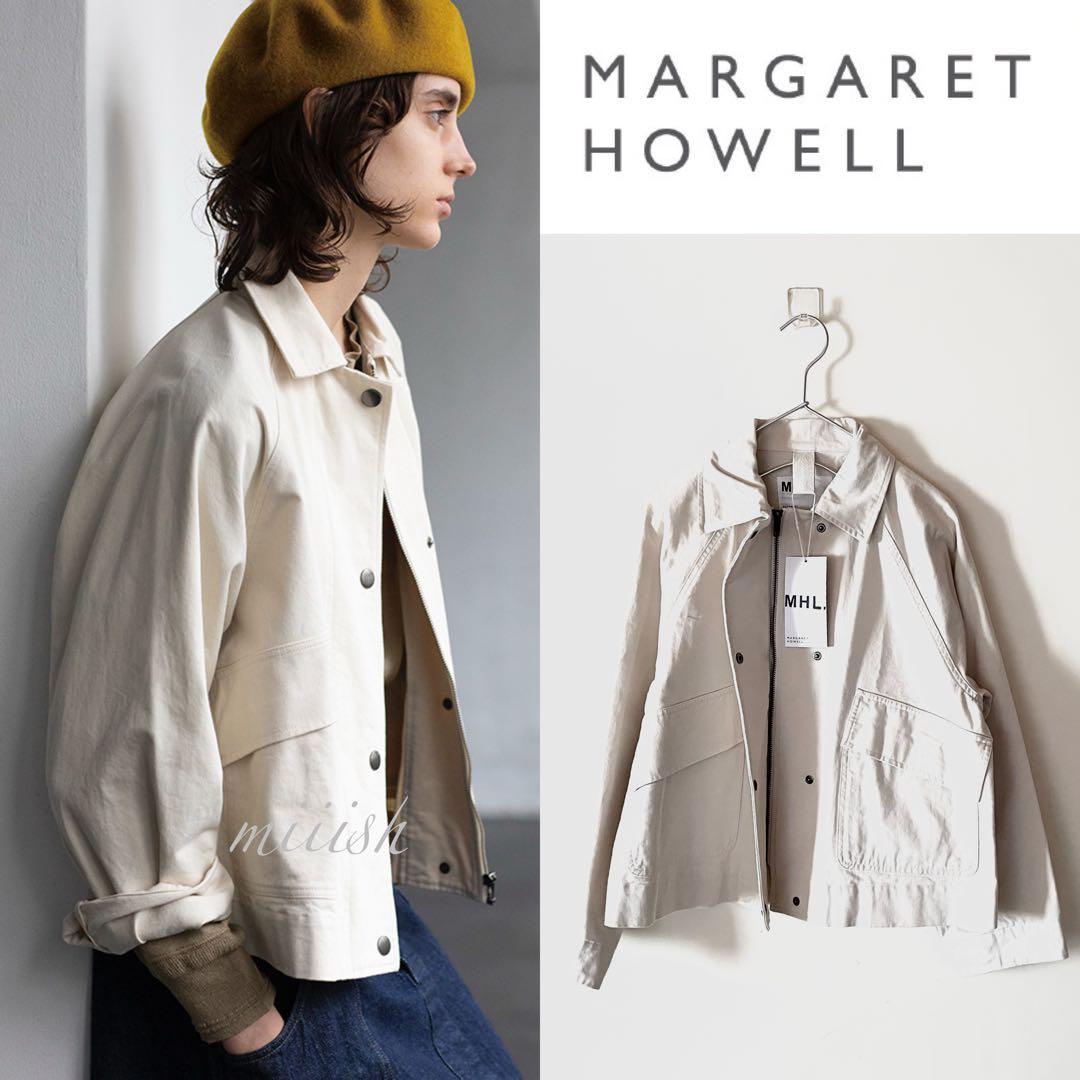 新品タグ付 マーガレットハウエル 襟付きコットンブルゾン 4.3万 カタログ掲載