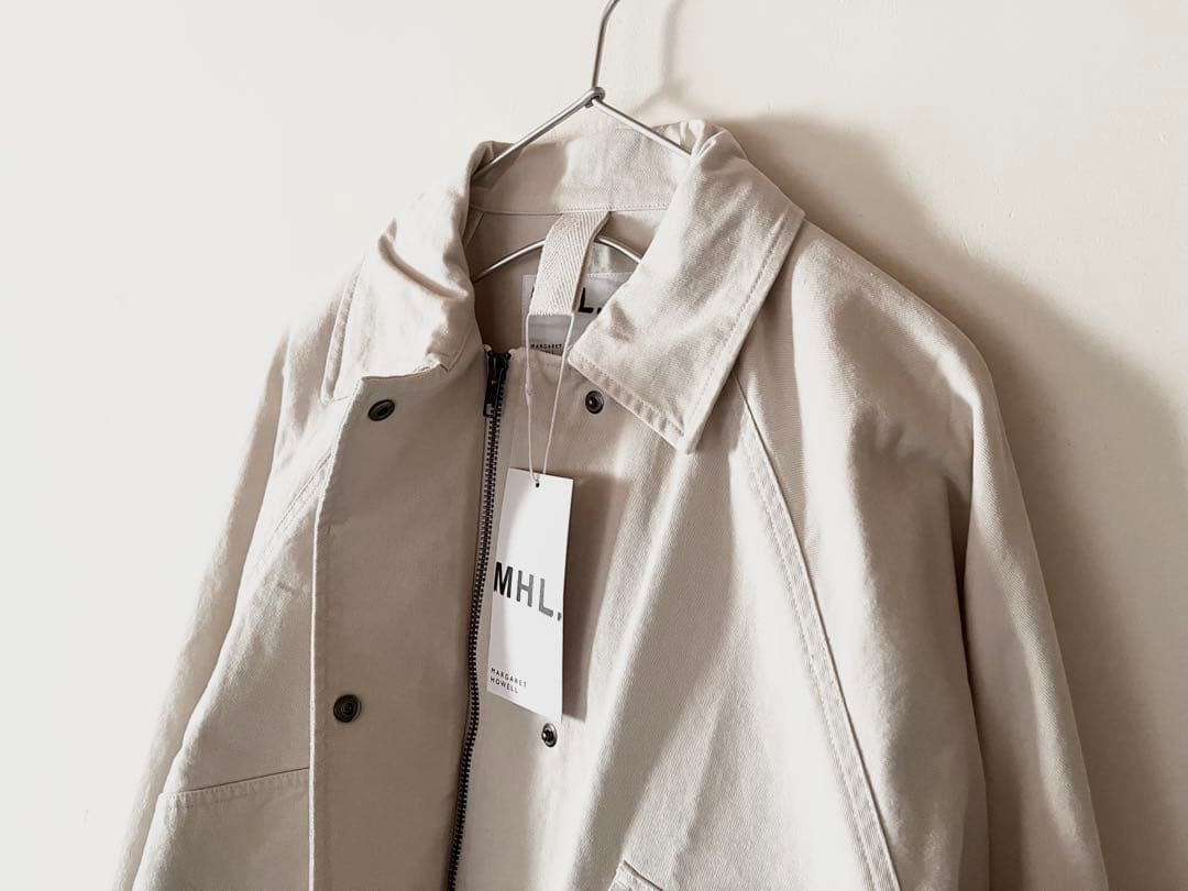 新品タグ付 マーガレットハウエル 襟付きコットンブルゾン 4.3万 カタログ掲載