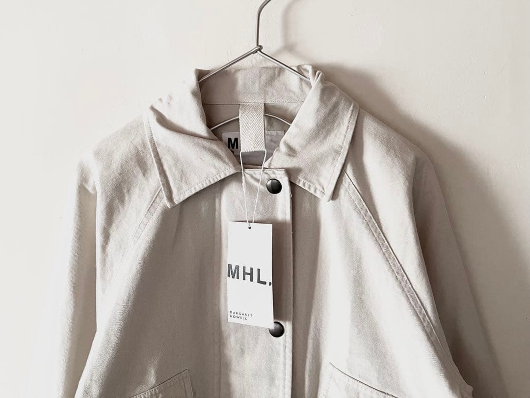 新品タグ付 マーガレットハウエル 襟付きコットンブルゾン 4.3万 カタログ掲載