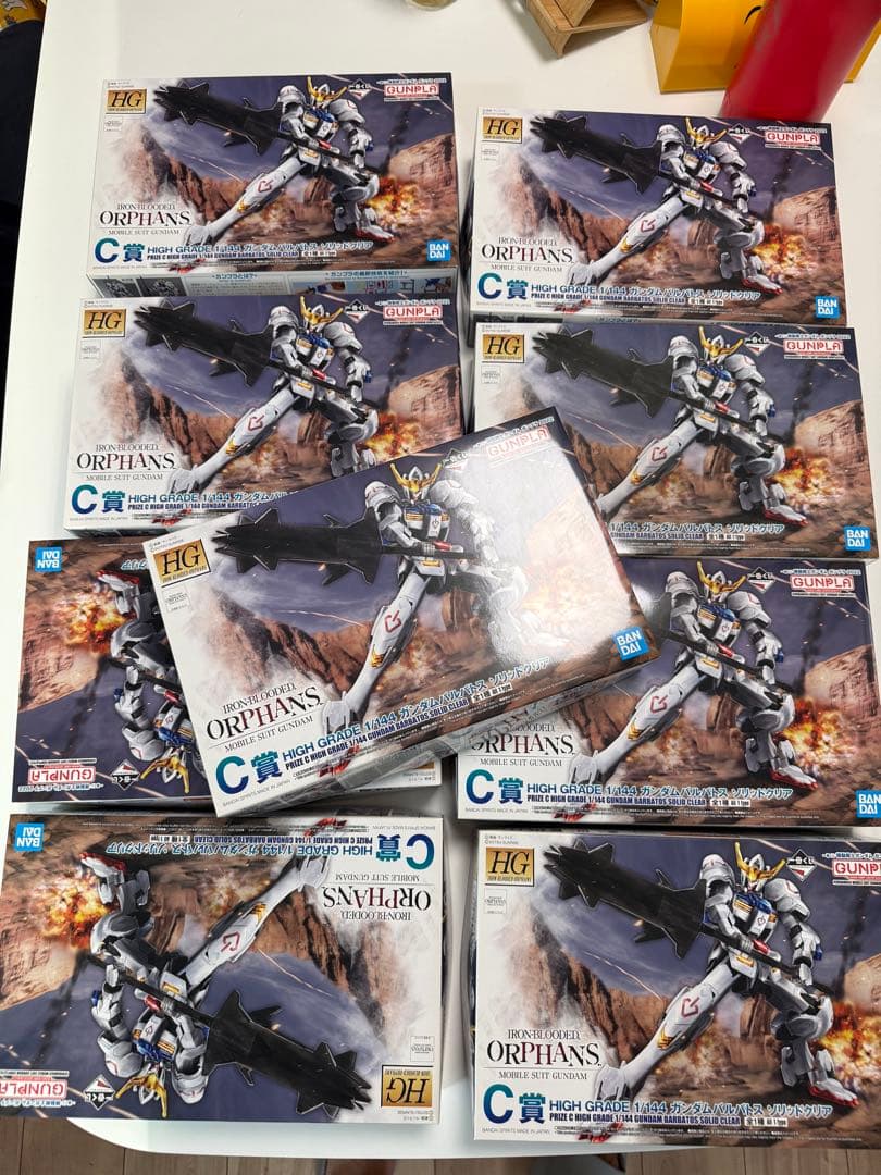 9点セートHG ガンダムバルバトス ソリッドクリア 1/144