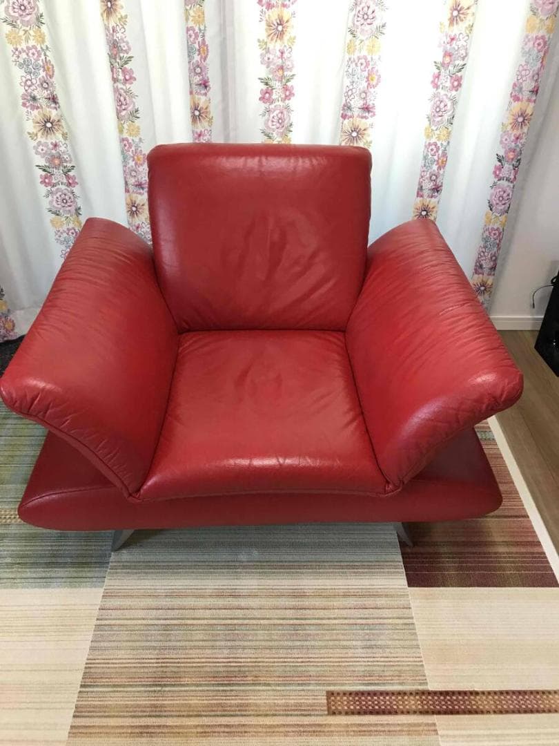 コイノール社（ドイツ）一人掛けソファ　ロッシーニ/ROSSINI　赤