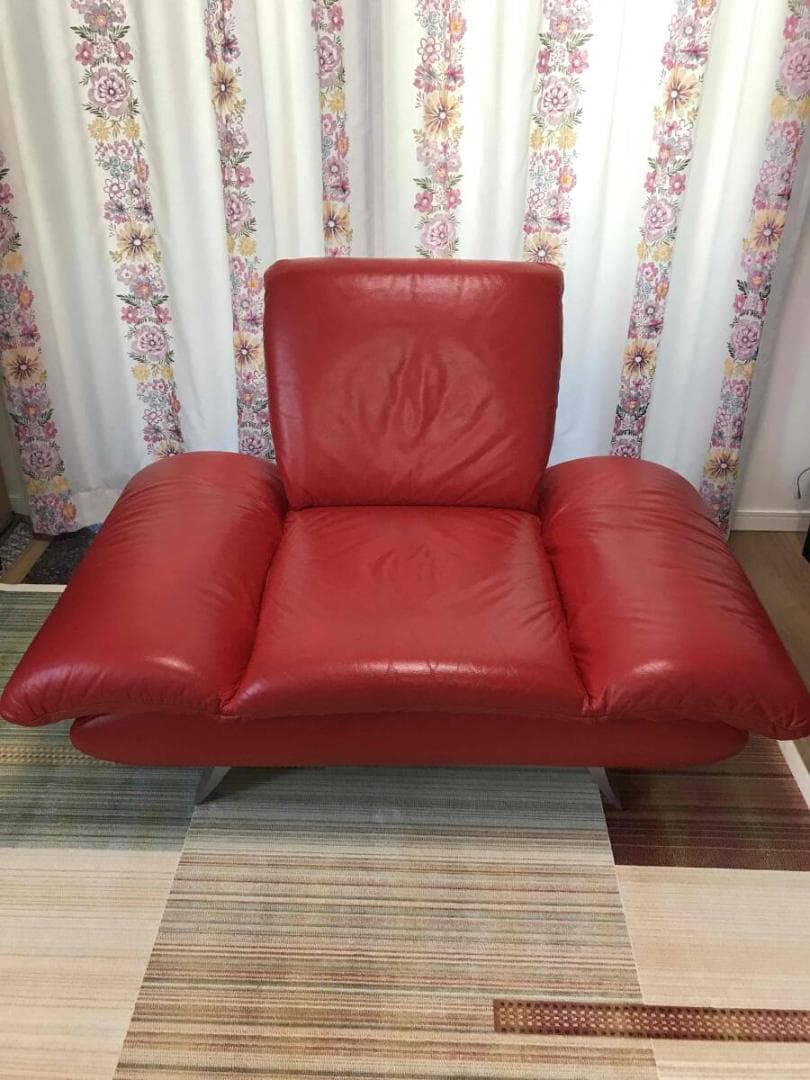 コイノール社（ドイツ）一人掛けソファ　ロッシーニ/ROSSINI　赤