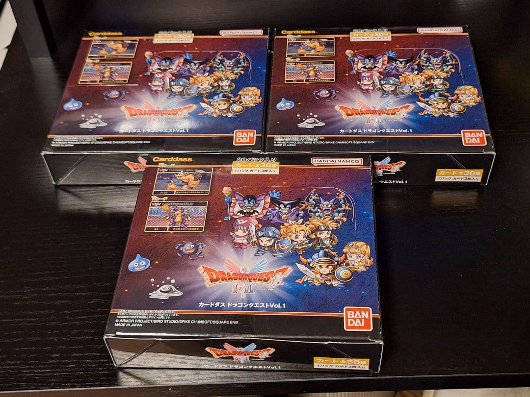 カードダス　ドラゴンクエスト　未開封　3ボックス