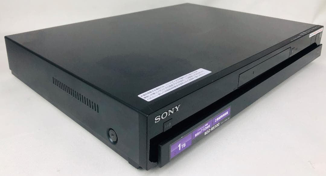 SONY ブルーレイレコーダー 1TB ダブルチューナー BDZ-RX100