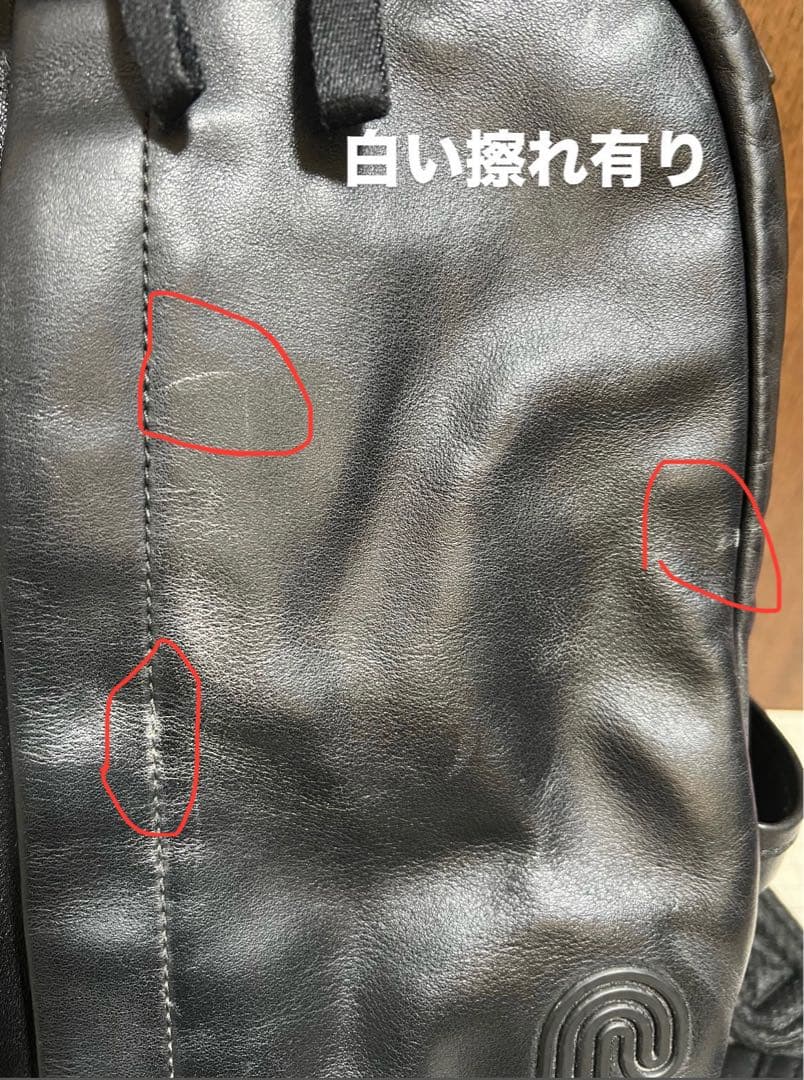 COACH メンズ　ワンショルダーバック　ブラックレザー