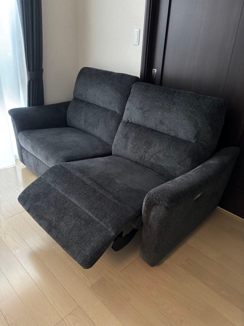 【かみ※プロフ必読】電動リクライニングソファ3人掛け