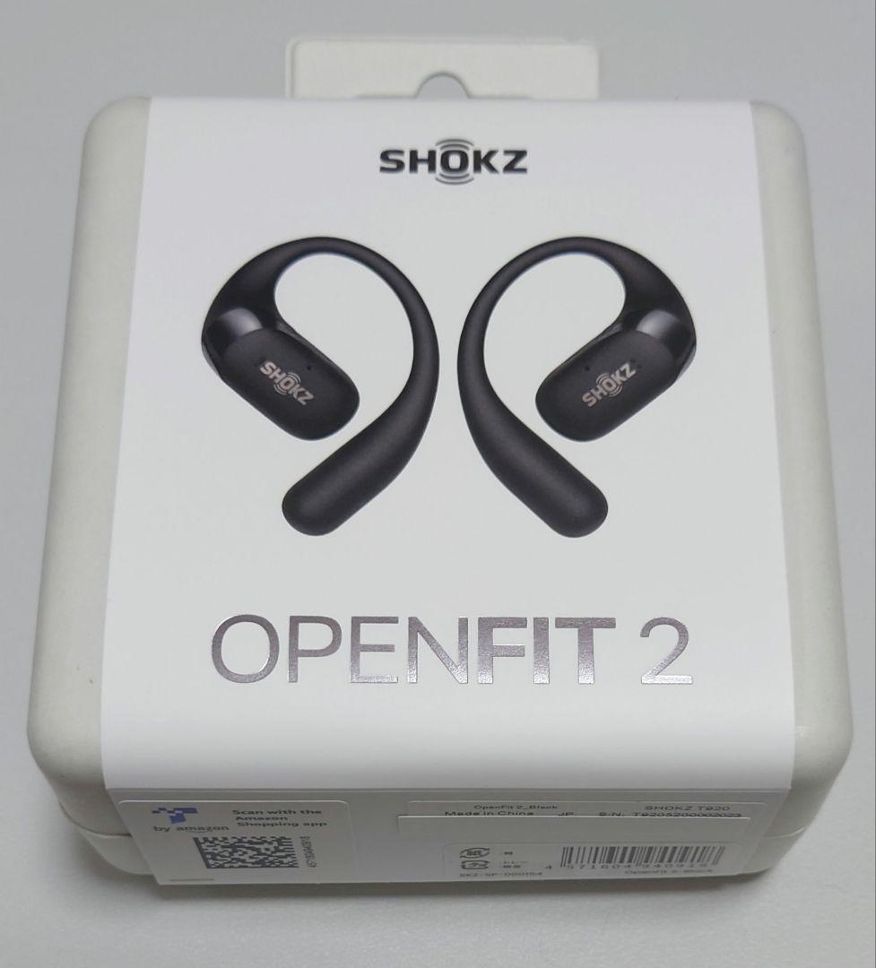 イヤホン SHOKZ OpenFit 2 Black