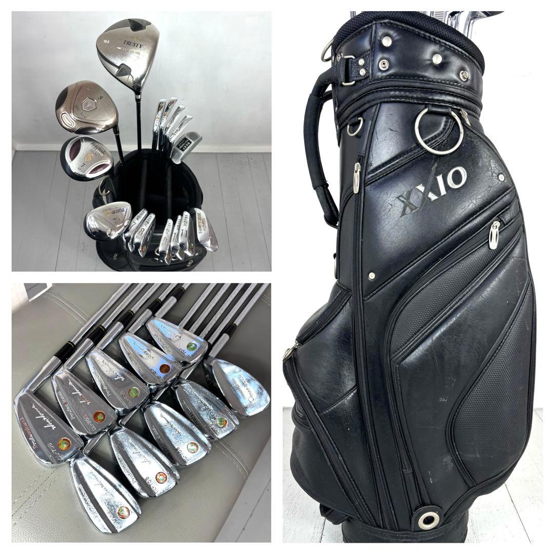 本格派 メンズゴルフクラブ 15本 フルセット ゴルフセット ホンマ XXIO