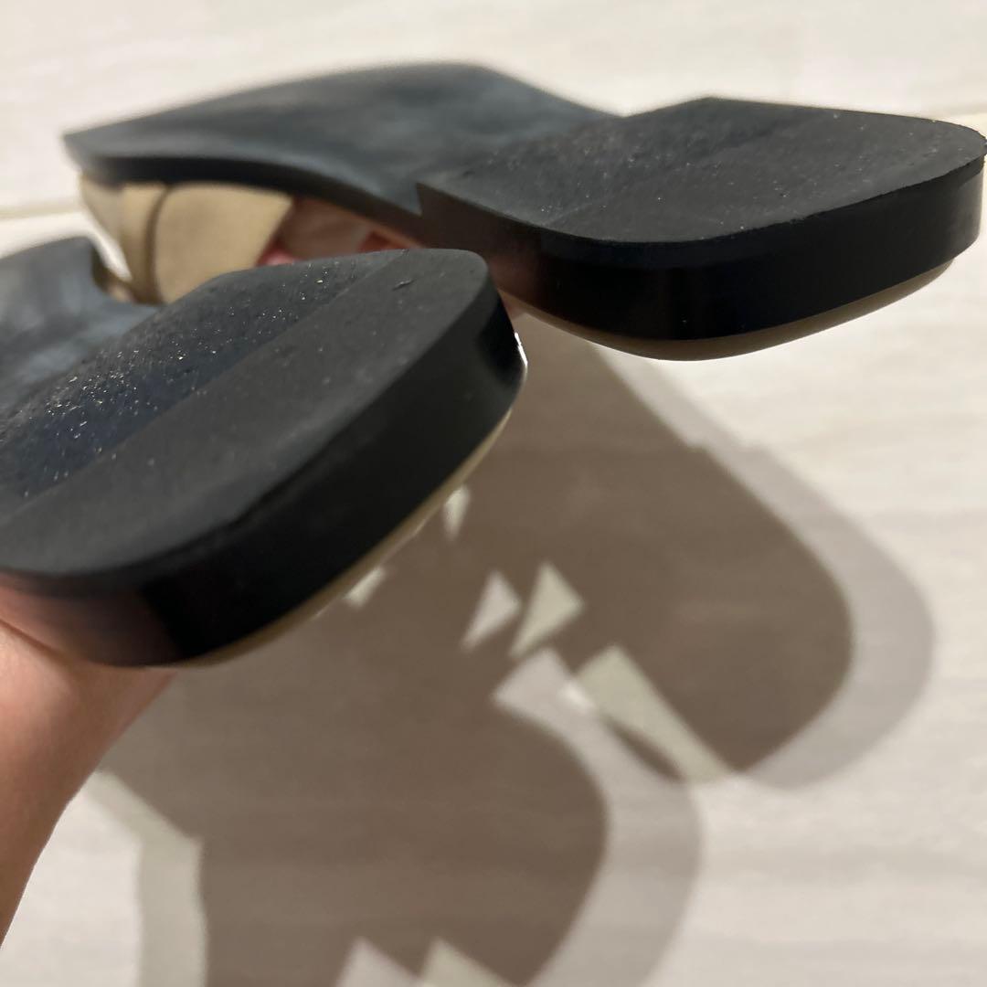 HERMES エルメス　サンダル　ジュリア　ゴールド金具