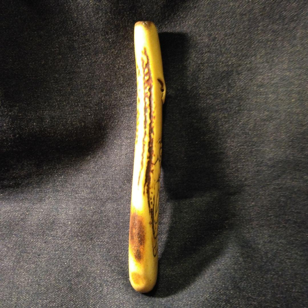 古い　キセル入れ　骨董 鹿の角