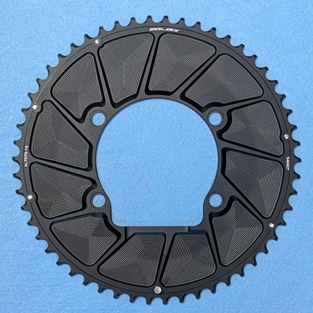 GOLDIX 11s・12s対応　チェーンリング 54T/40T 取付ボルト付属