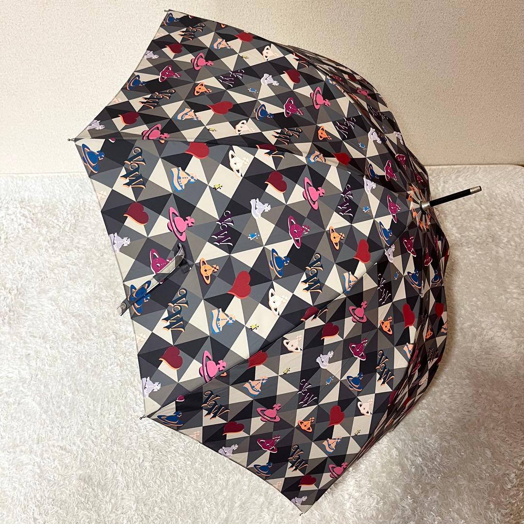 ✨超激レア✨Vivienne Westwood 総柄 長傘 オーブ マルチカラー