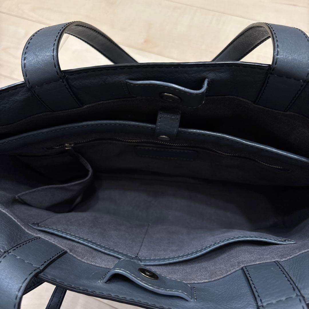 マザーハウス　リニアトートM スモーキーグレー