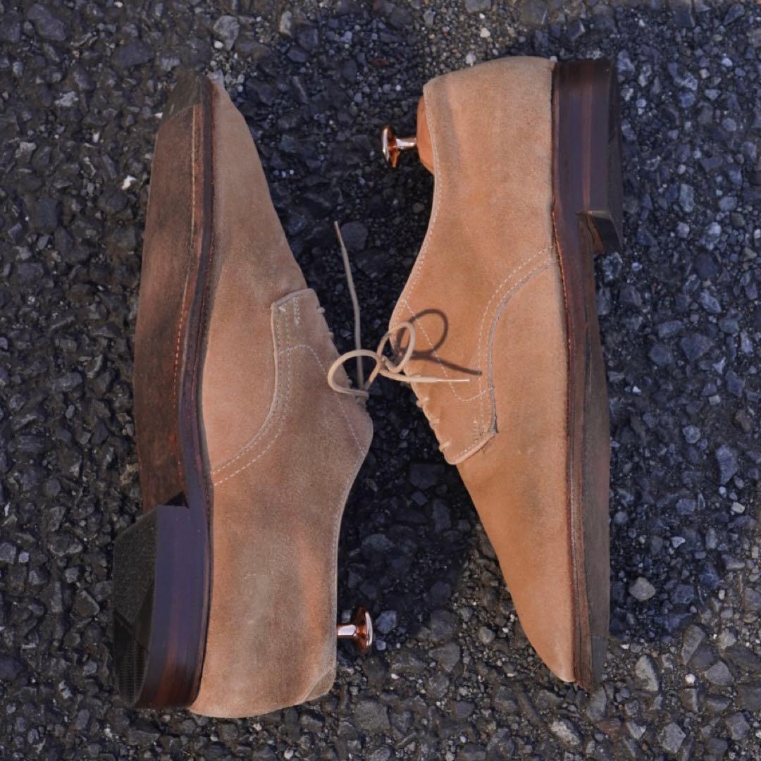 ⭐︎希少モデル⭐︎ Aldenダーティバックス アンラインド プレーントゥUS7hD