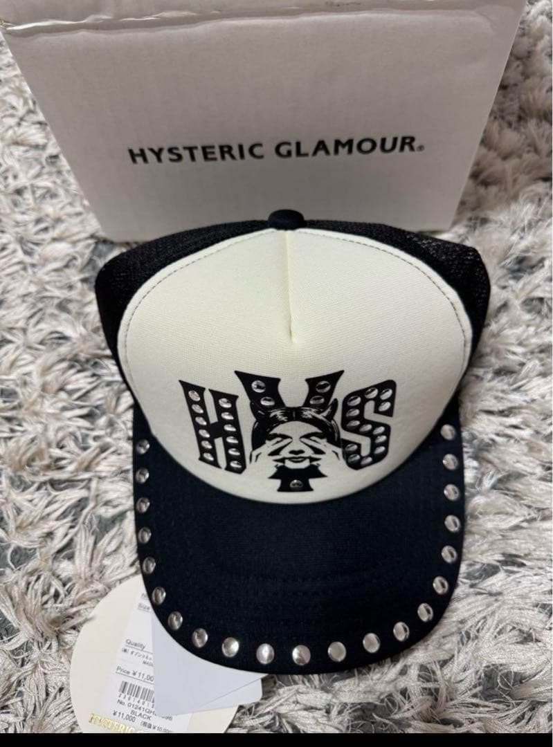 HYSTERIC GLAMOUR スタッズキャップ