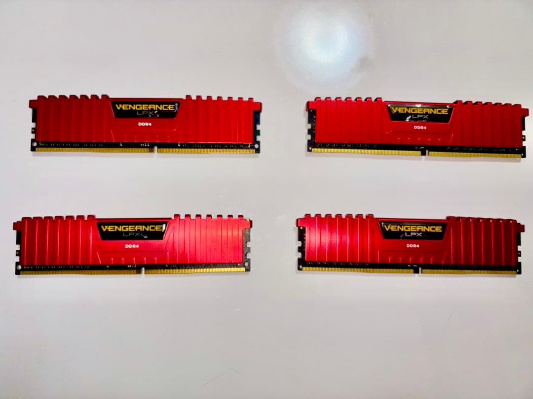 ※動作確認済み※ CORSAIR DDR4 PCメモリー 8GB×4枚セット