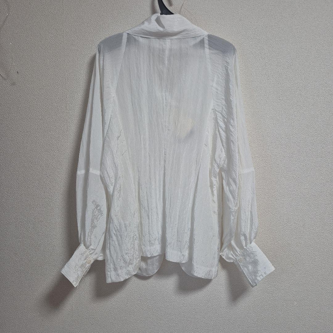 イエナ　IENA【洗える】＆NAVY　2wayボウタイブラウス