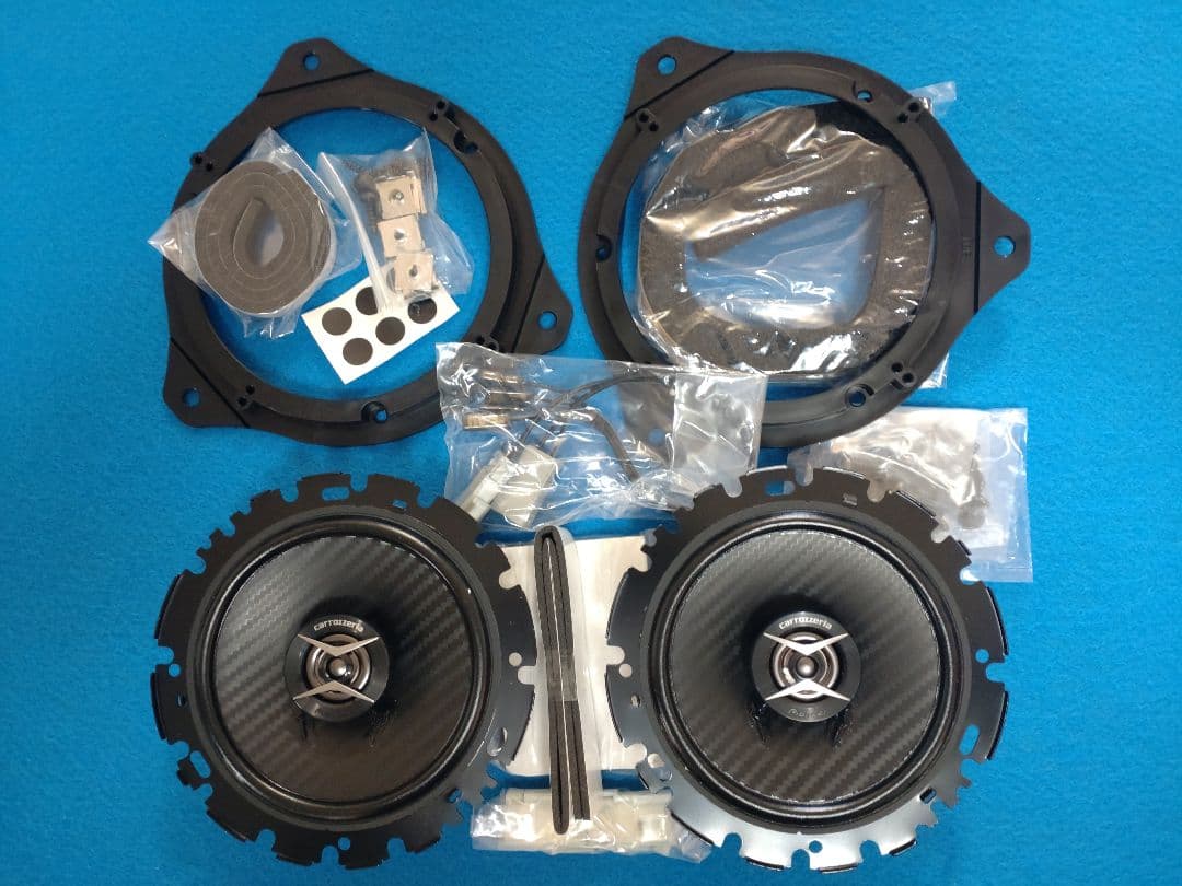 ⑨スズキ エブリイワゴン(DA64W)社外フロント/リヤスピーカー新品 送料込