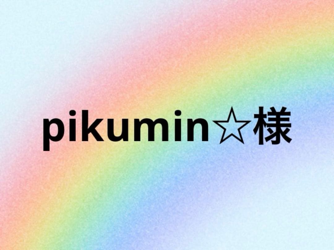【匿名配送】pikumin☆様