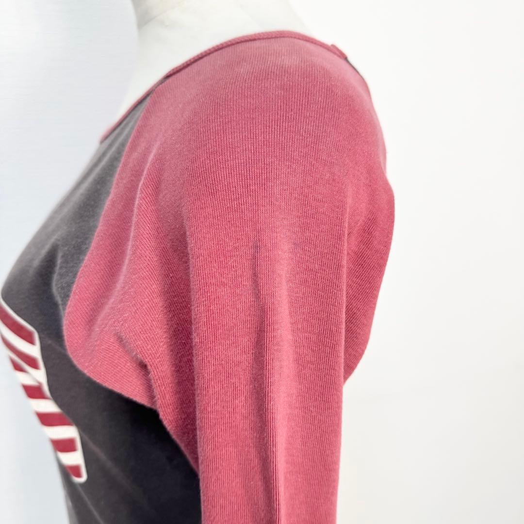 y2k❤️ 00s HYSTERIC GLAMOUR 星条旗 ガール ロゴ ロンT