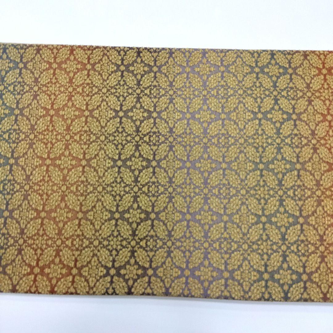 袋帯 輪奈織 花菱七宝 花角 24M351f