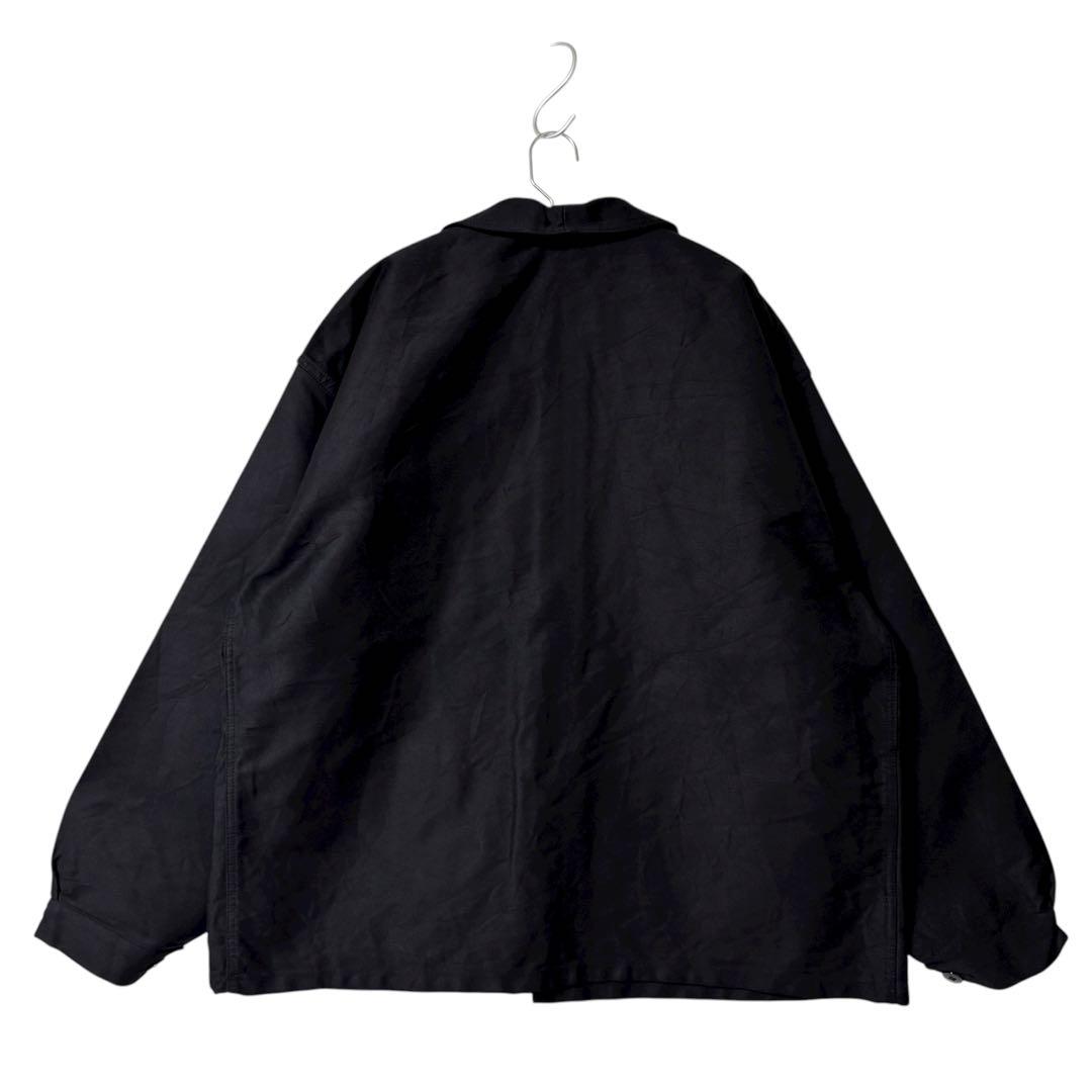 60s BEAU-FORT ブラックモールスキン カバーオール ワークジャケット