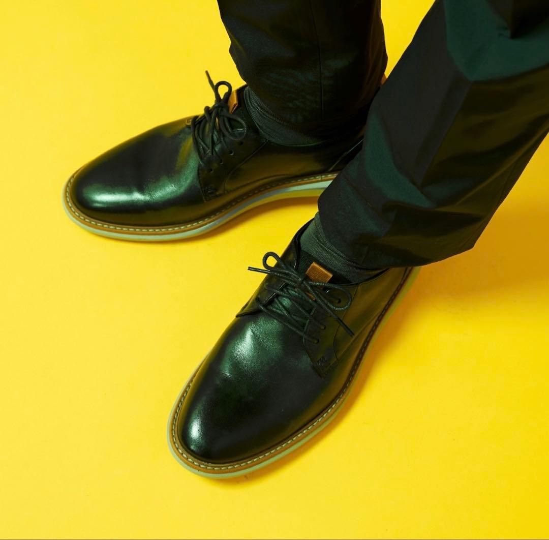 【美品】Clarks ブランティンプレーン（ブラックレザー）