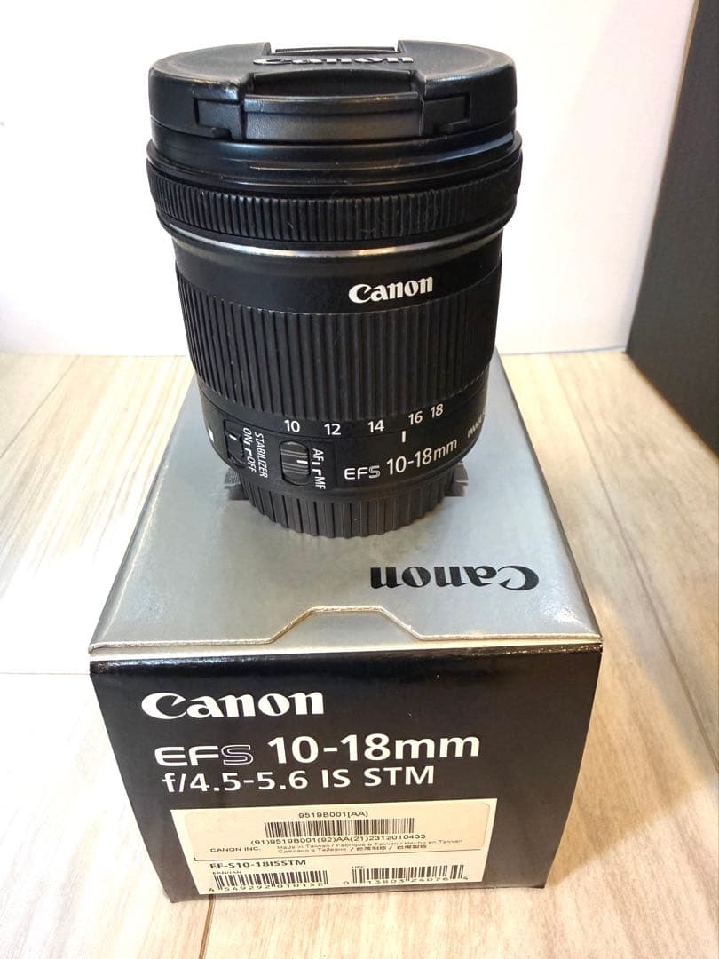 レンズ(ズーム) Canon EFS10-18mm F4.5-5.6 IS STM