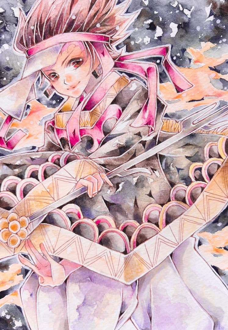 なつめぐ　手描き　イラストリクエスト