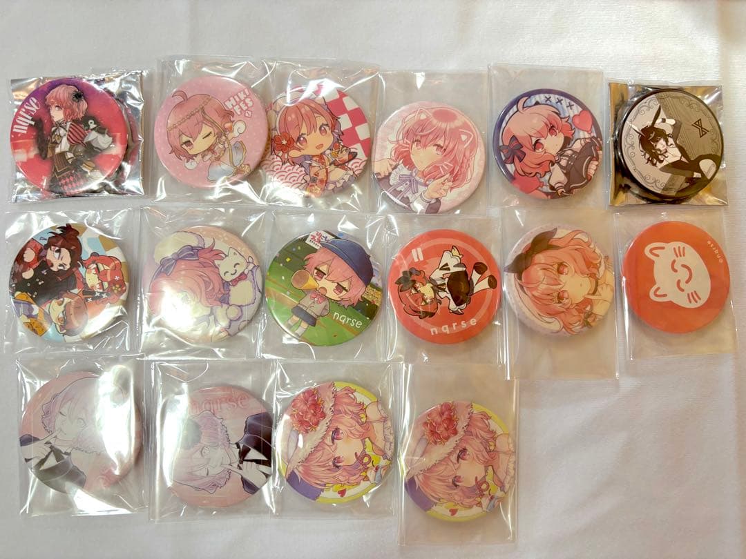 nqrse 過去缶バッジ 【14種：16個】バラ売り可